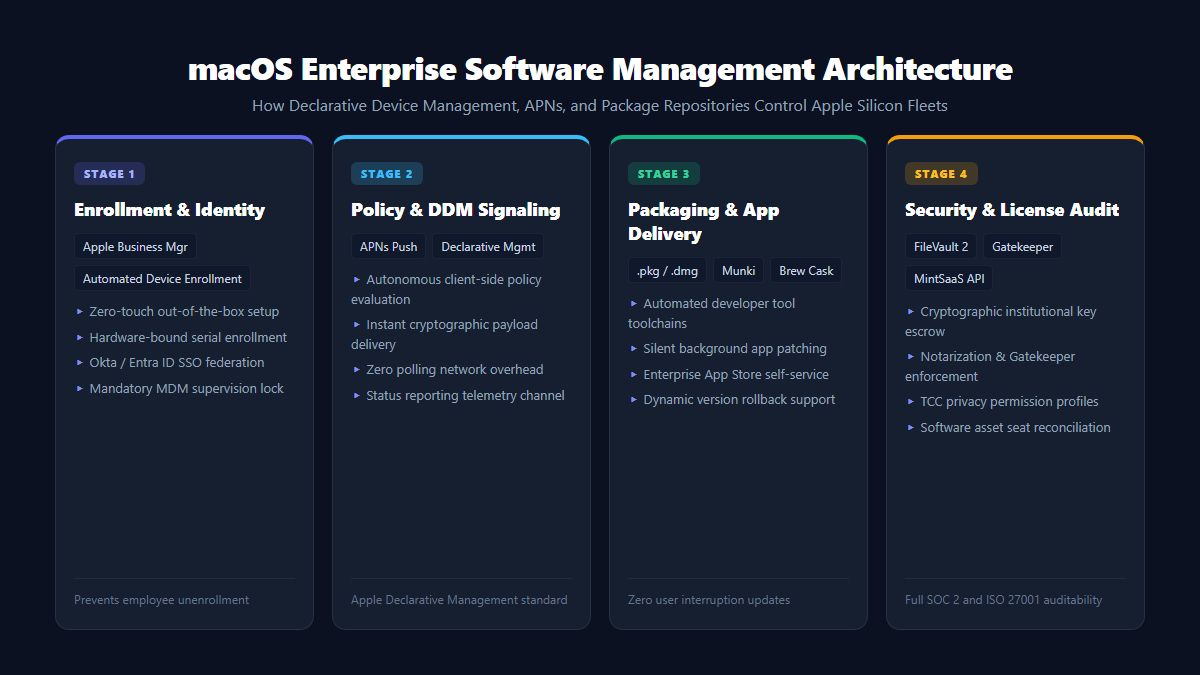 Mac Software Management Architecture